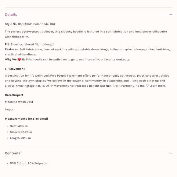 FREE PEOPLE Sandstorm Pullover Hoodie NWT - XS - Picture 10 of 13